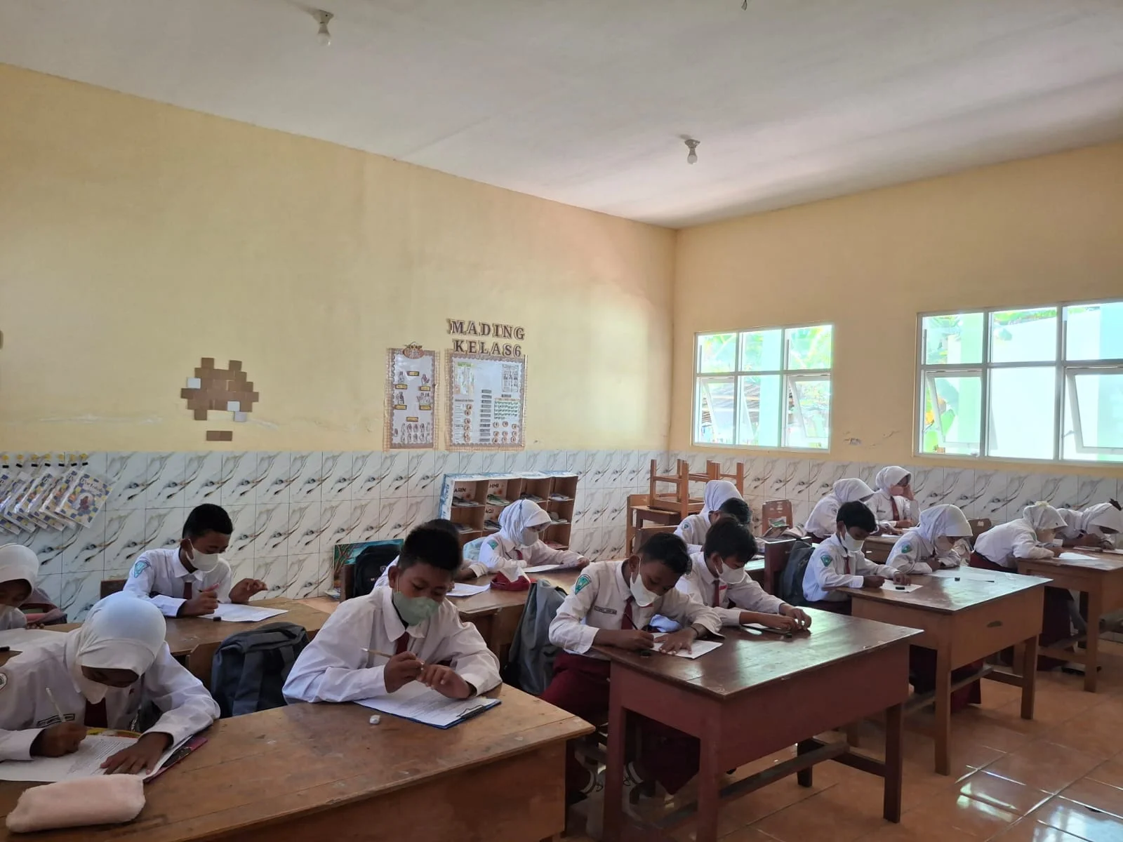 Tindakan Preventif dengan Penggunaan Masker selama Pelaksanaan Sumatif Akhir Semester (SAS) Ganjil Tahun Ajaran 2026/2027